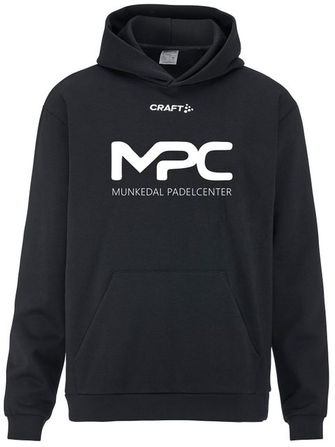 Craft Hoodie COMMUNITY 2.0, Black (Munkedal Padel Center)